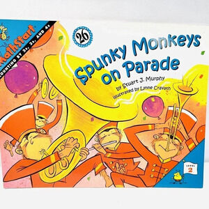 SPUNKY MONKEY ON PARADE Book MathStart Counting by 2s, 3s, & 4s Stuart J. Murphy